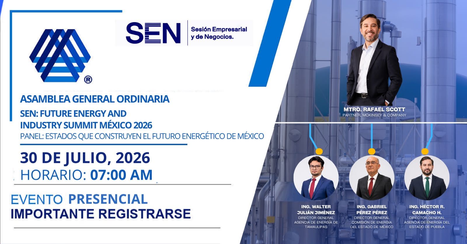 Asamblea General Ordinaria- SEN: Future Energy And Industry Summit México 2026